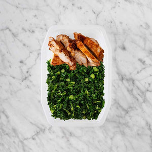 100g Chipotle Chicken Thigh 50g Kale 150g Kale