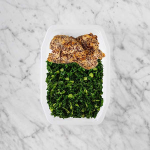 100g Crusted Chicken 50g Kale 250g Kale