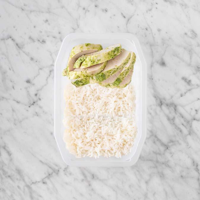 100g Garlic Herb Chicken Breast 250g Basmati Rice 200g Basmati Rice