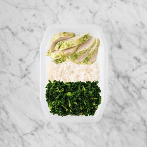 100g Garlic Herb Chicken Breast 250g Basmati Rice 100g Kale