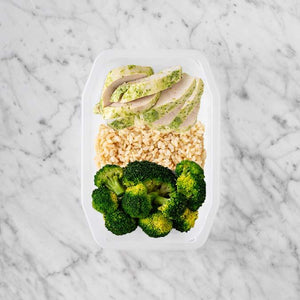 100g Garlic Herb Chicken Breast 250g Brown Rice 250g Broccoli