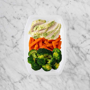 100g Garlic Herb Chicken Breast 150g Honey Baked Carrots 150g Broccoli
