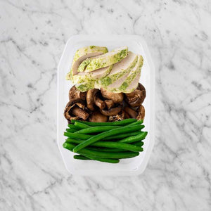 100g Garlic Herb Chicken Breast 200g Mushrooms 250g Green Beans