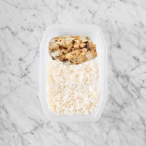 250g Honey Soy Barramundi 200g Basmati Rice 50g Basmati Rice