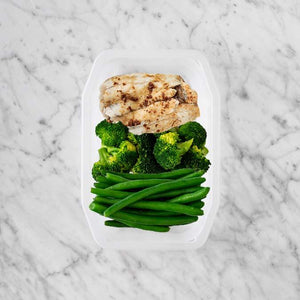 150g Honey Soy Barramundi 100g Broccoli 100g Green Beans