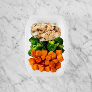 150g Honey Soy Barramundi 100g Broccoli 100g Rosemary Baked Sweet Potato
