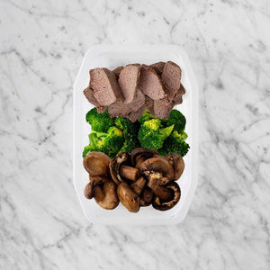 100g Mediterranean Lamb 100g Broccoli 100g Mushrooms