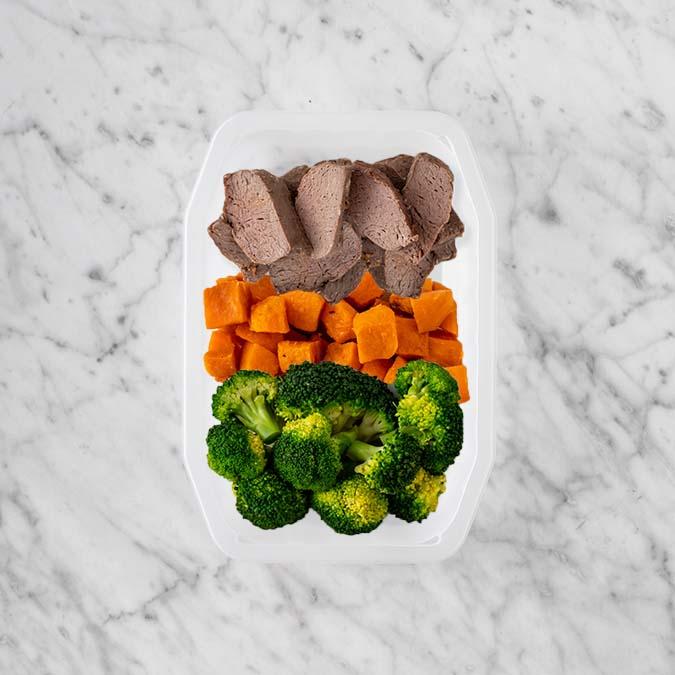 150g Mediterranean Lamb 100g Smokey Pumpkin 100g Broccoli
