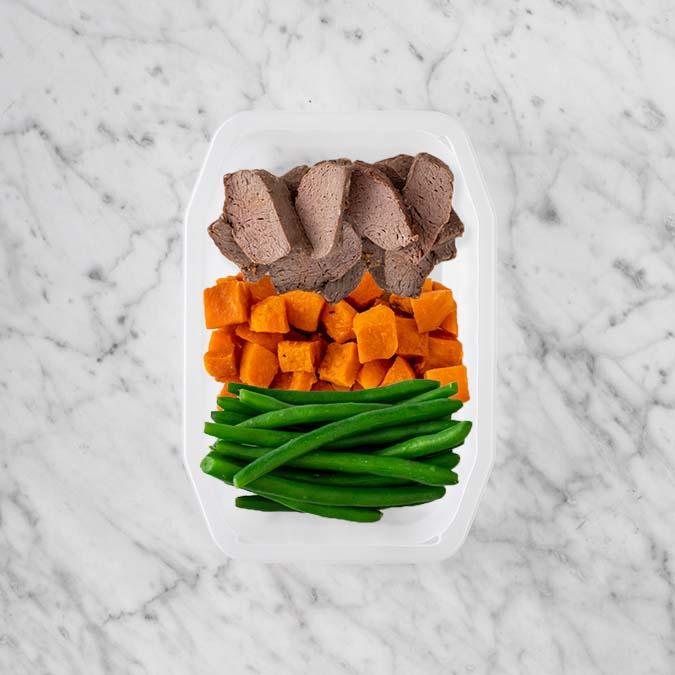 100g Mediterranean Lamb 100g Smokey Pumpkin 100g Green Beans