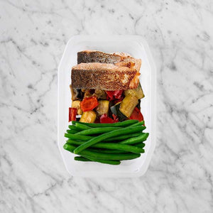 250g Salmon 100g Char Veg 200g Green Beans