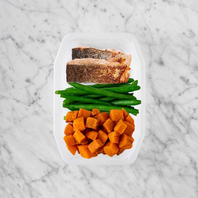 150g Salmon 50g Green Beans 50g Smokey Pumpkin