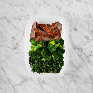 100g Smokey BBQ Steak 50g Broccoli 50g Kale