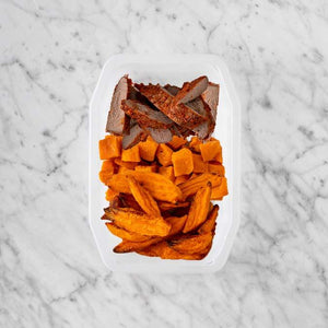 100g Smokey BBQ Steak 150g Smokey Pumpkin 150g Sweet Potato Fries