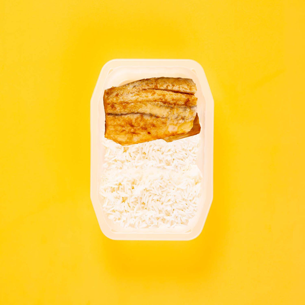 50g Barramundi 100g Basmati Rice 50g Basmati Rice