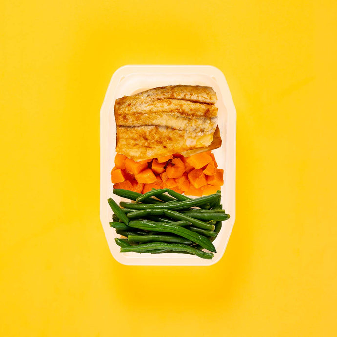100g Barramundi 100g Coconut Pumpkin 100g Green Beans