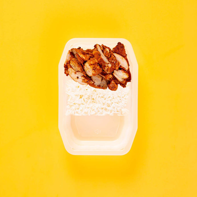 100g Chipotle Chicken Thigh 100g Basmati Rice 100g No Side