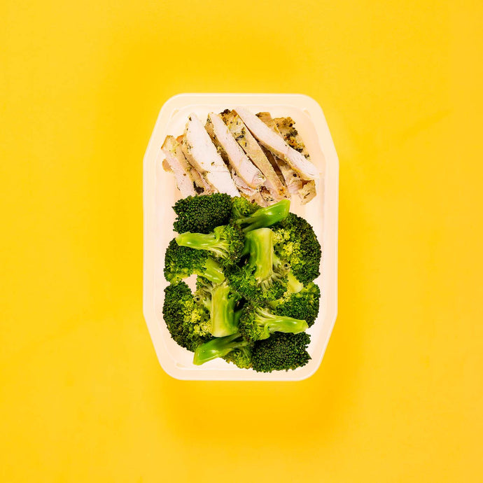 200g Garlic Herb Chicken Breast 50g Broccoli 50g Broccoli