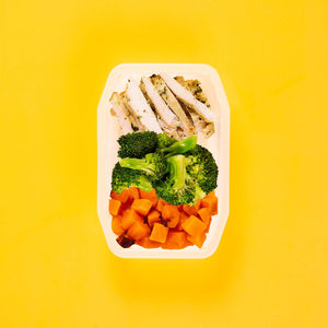 100g Garlic Herb Chicken Breast 100g Broccoli 100g Coconut Pumpkin