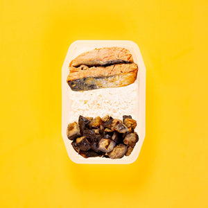 100g Miso Salmon 200g Basmati Rice 50g Miso Eggplant