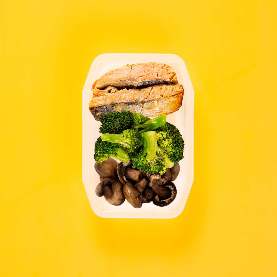 100g Miso Salmon 100g Broccoli 100g Mushrooms