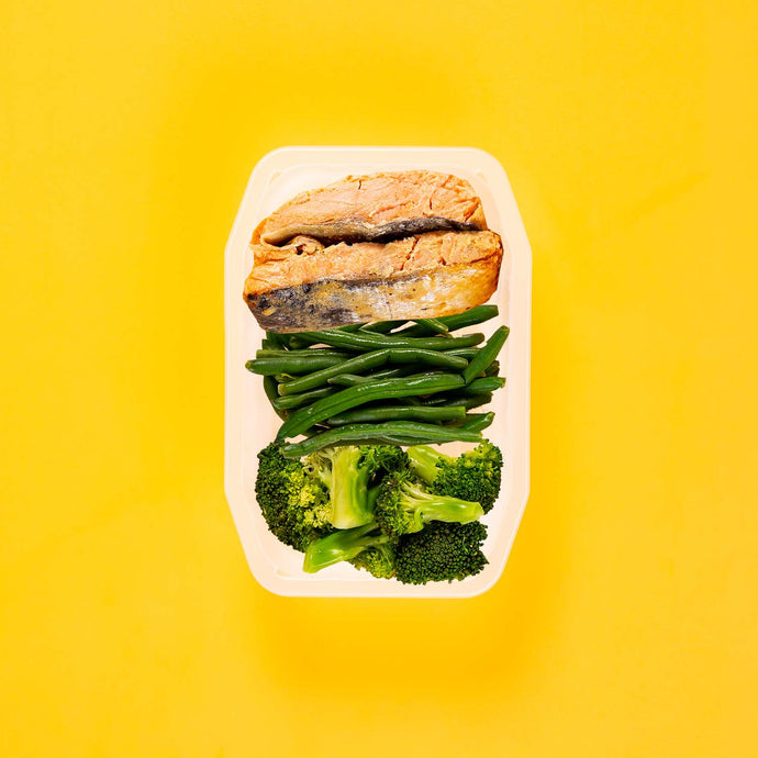 100g Miso Salmon 100g Green Beans 100g Broccoli