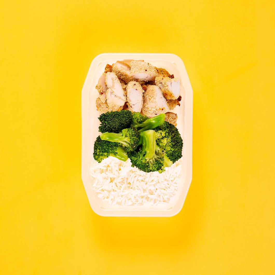 150g Quinoa Chicken Tenders 50g Broccoli 150g Basmati Rice