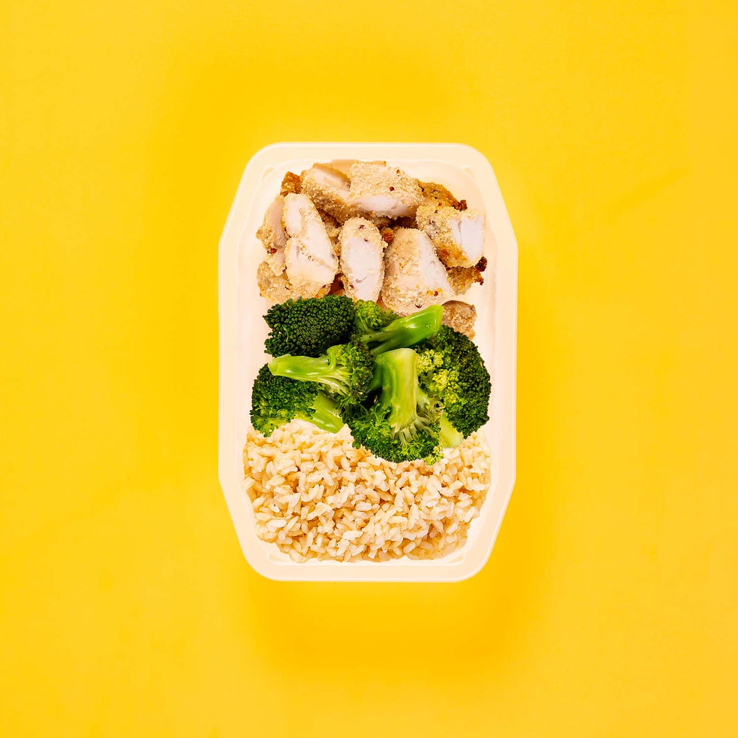 100g Quinoa Chicken Tenders 100g Broccoli 100g Brown Rice