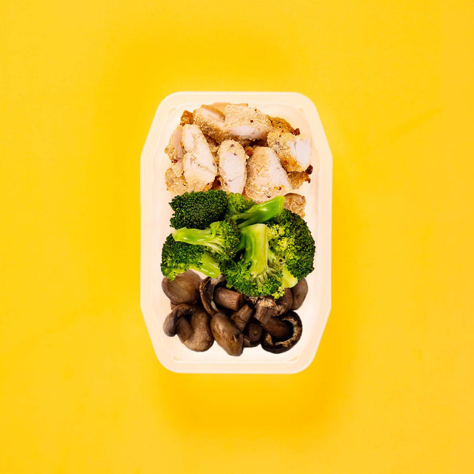 100g Quinoa Chicken Tenders 100g Broccoli 100g Mushrooms