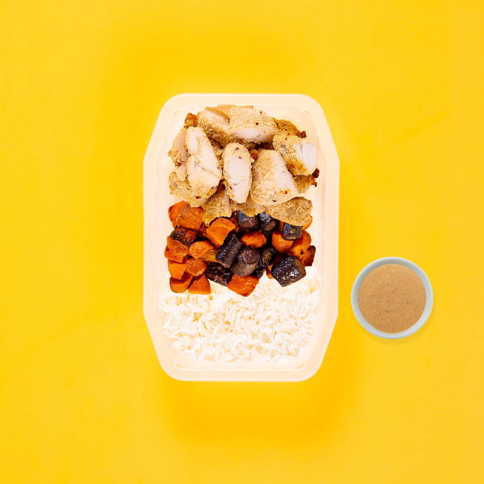 150g Quinoa Chicken Tenders 100g Tri Baked Carrots 100g Basmati Rice Butter Chicken Sauce