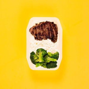100g Rump Steak 100g Basmati Rice 50g Broccoli